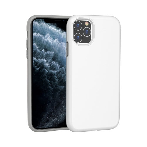 

For iPhone 11 Pro Shockproof Terminator Style Solid Color Protective Case(White)