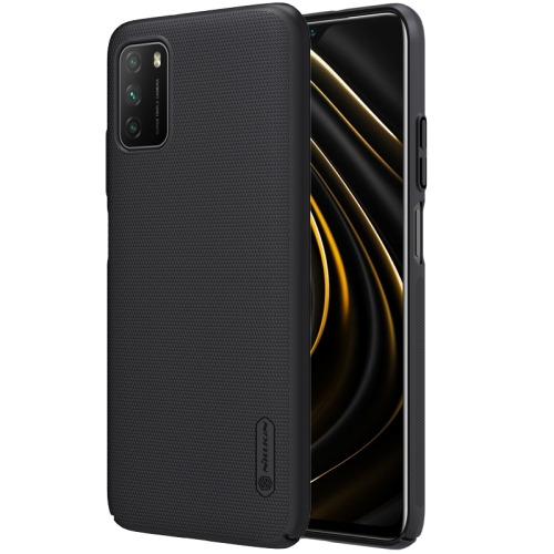 

For Xiaomi Poco M3 NILLKIN Frosted Concave-convex Texture PC Protective Case(Black)