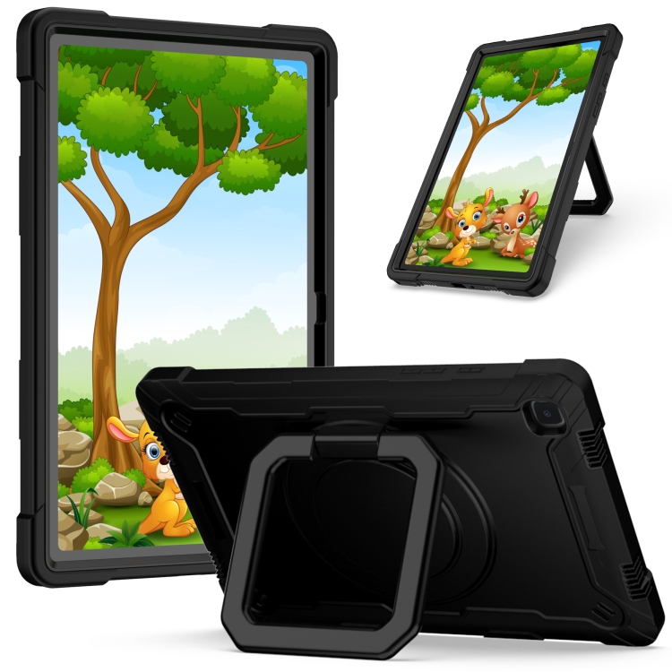 For Samsung Galaxy Tab A7 10.4 (2020) T500 / T505 Contrast Color Shockproof Robot Silicone + PC Case with Wristband Holder(Black)
For Samsung Galaxy Tab A7 10.4 (2020) T500 / T505 Contrast Color Shockproof Robot Silicone + PC Case with Wristband Holder(Black)