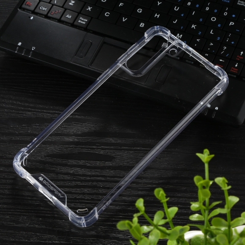 

For Samsung Galaxy S21+ 5G GOOSPERY SUPER Protect Four Corners Shockproof Soft TPU Case(Transparent)