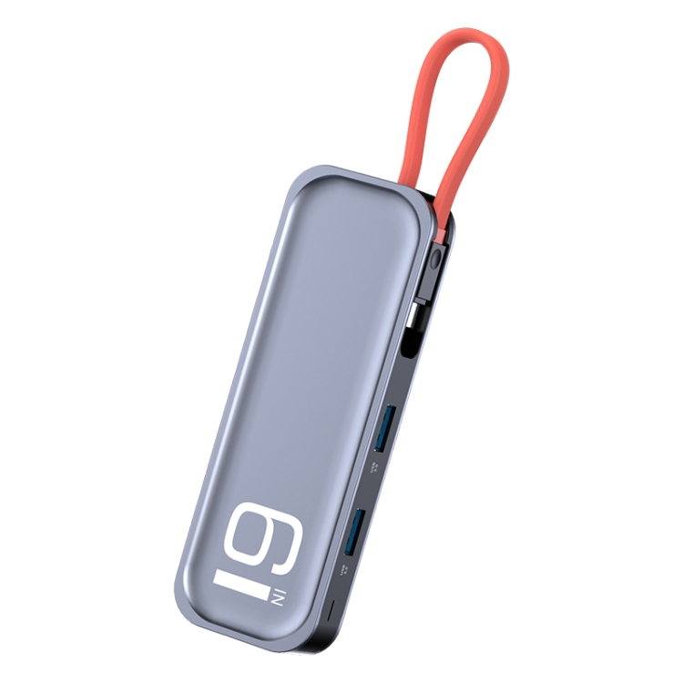 

ROCK TR06 6 In 1 Type-C / USB-C to RJ45 Multi-function Docking Station