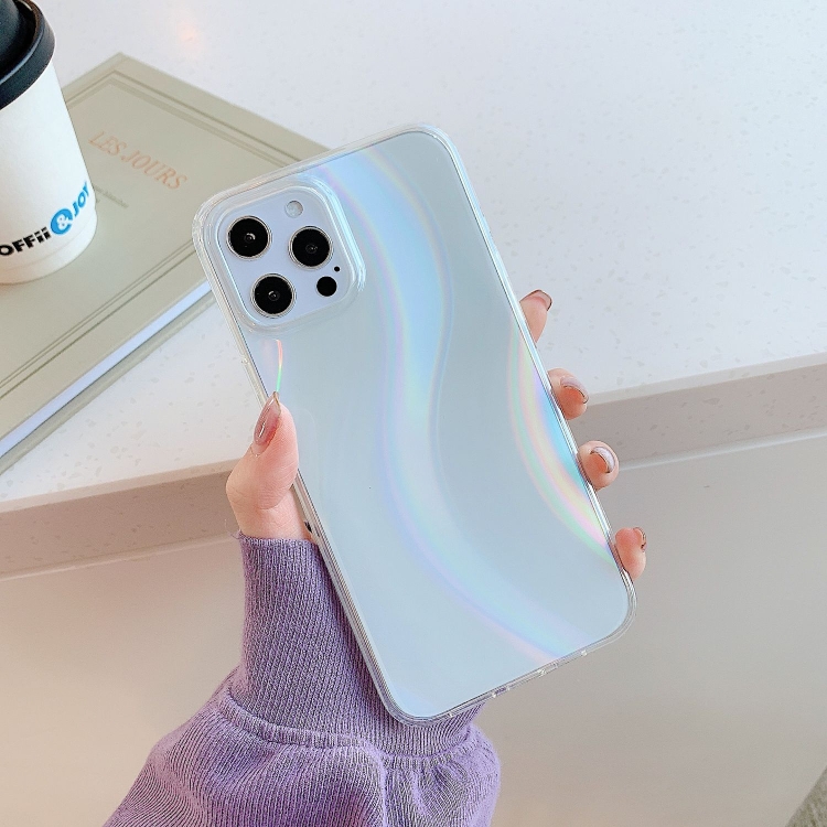 

Double Laminating Shockproof TPU Protective Case For iPhone 11 Pro(Aurora Laser S-line Texture)