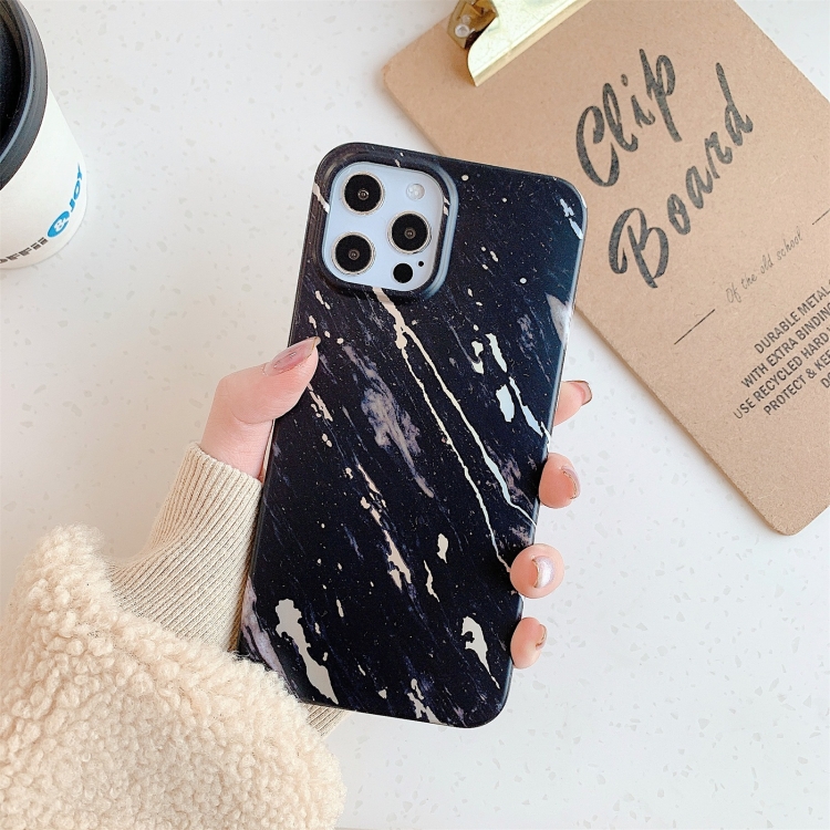 

Frosted Laser TPU Protective Case For iPhone 11 Pro Max(Black Marble)