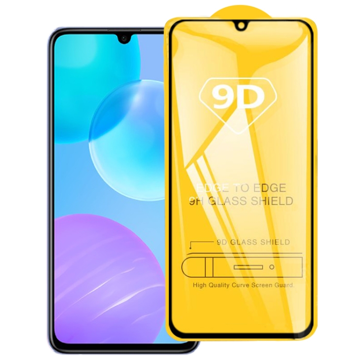 

For Huawei Honor 30 Lite 9D Full Glue Full Screen Tempered Glass Film