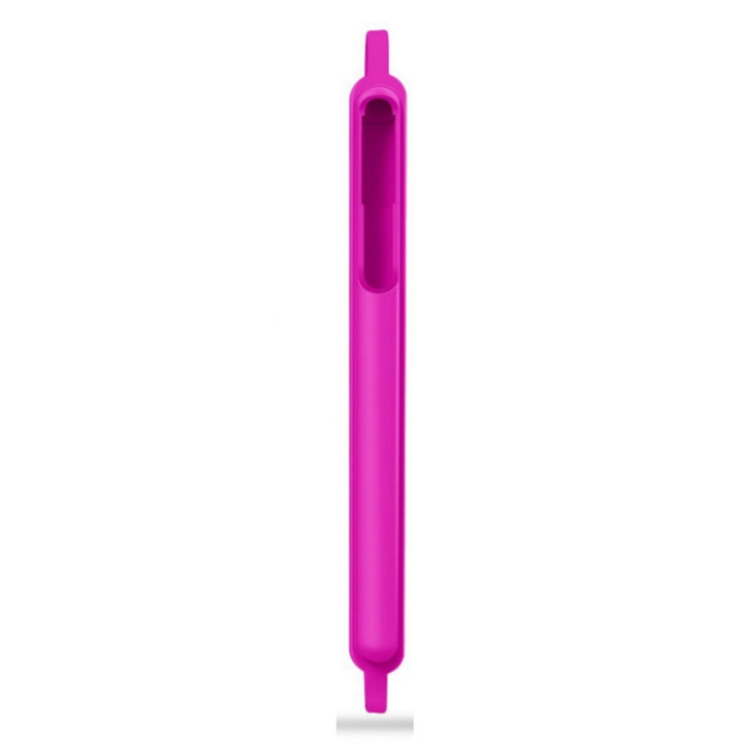 

Pure Color Silicone Anti-lost Stylus Protective Case for Apple Pencil 1 / 2(Rose Red)