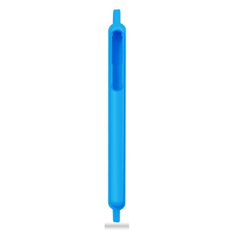 

Pure Color Silicone Anti-lost Stylus Protective Case for Apple Pencil 1 / 2(Blue)
