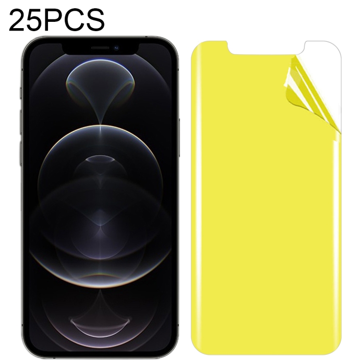 

25 PCS Soft TPU Full Coverage Front Screen Protector For iPhone 12 Pro