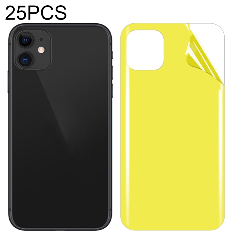 

25 PCS Soft TPU Full Coverage Rear Screen Protector For iPhone 11