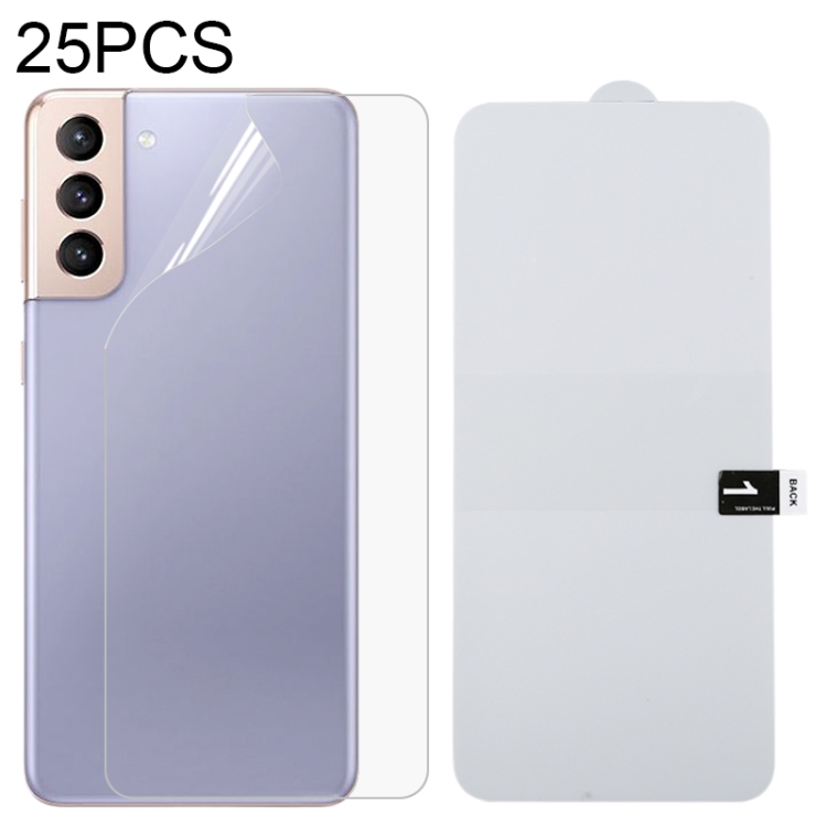

For Samsung Galaxy S21+ 5G 25 PCS Full Screen Protector Explosion-proof Rear Hydrogel Film