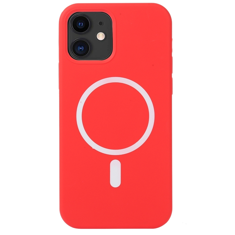 

Nano Silicone Full Coverage Shockproof Magsafe Case For iPhone 11(Red)