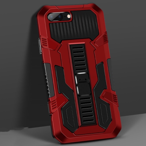 

Vanguard Warrior All Inclusive Double-color Shockproof TPU + PC Protective Case with Holder For iPhone SE 2020 / 8 / 7(Red)