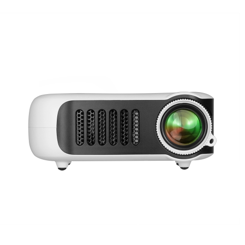 

TRANSJEE A2000 320x240P 1000 ANSI Lumens Mini Home Theater HD Digital Projector, Plug Type: UK Plug(White)