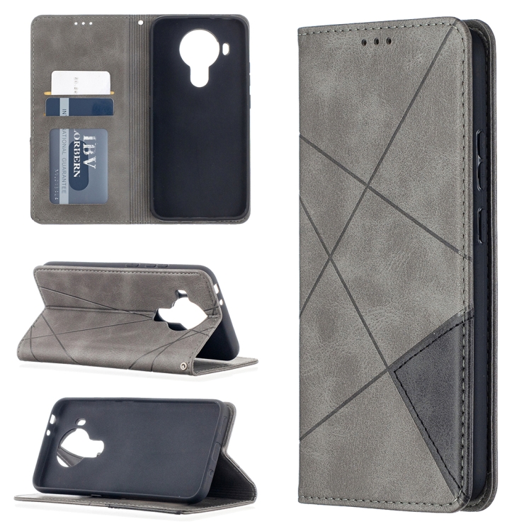 For Nokia 5.4 Rhombus Texture Horizontal Flip Magnetic Leather Case with Holder & Card Slots & Wallet(Grey)
For Nokia 5.4 Rhombus Texture Horizontal Flip Magnetic Leather Case with Holder & Card Slots & Wallet(Grey)