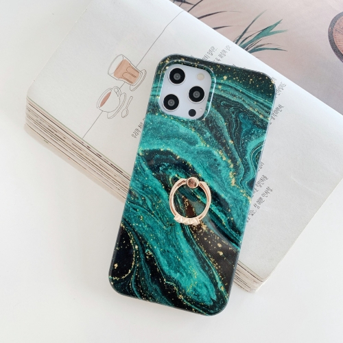 

Marble Pattern Protective Case with Ring Holder For iPhone 11 Pro Max(GM10)