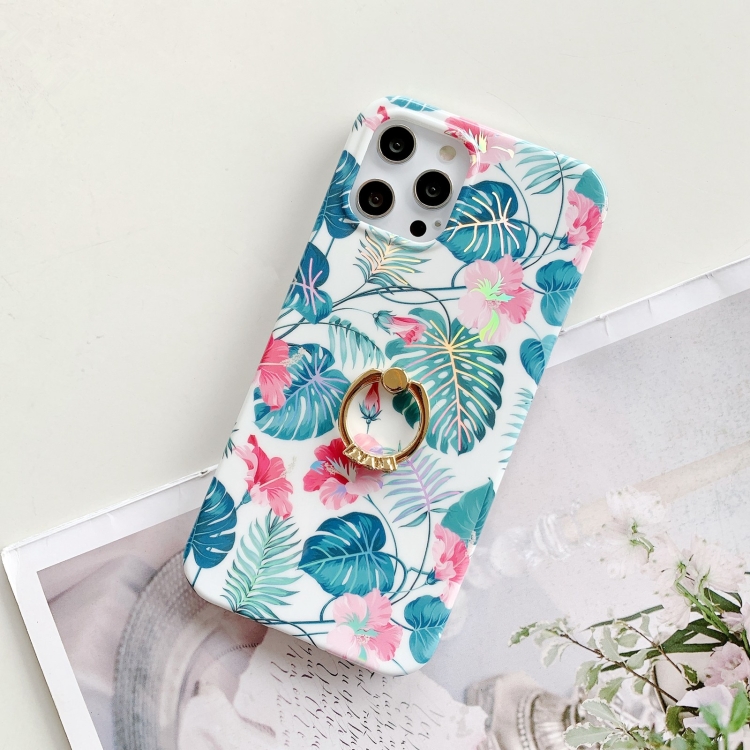 

Fashion Pattern Protective Case with Ring Holder For iPhone 11 Pro(LF04)