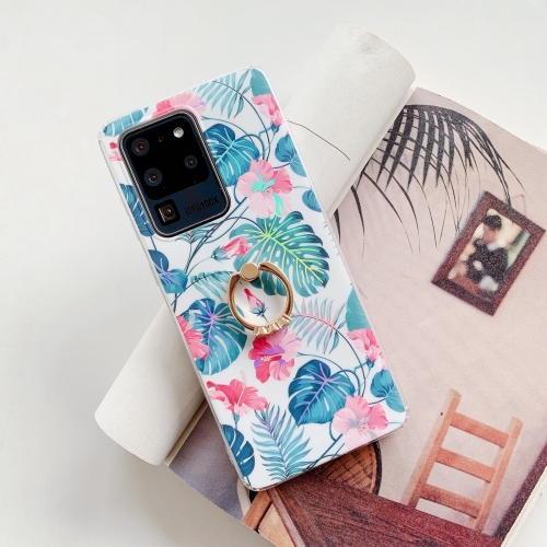 

For Samsung Galaxy Note20 Ultra Fashion Pattern Protective Case with Ring Holder(LF04)
