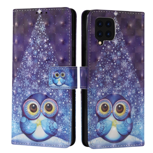 

For Samsung Galaxy A42 5G 3D Painted Pattern Horizontal Flip Leather Case with Holder & Card Slot & Wallet & Photo Frame & Lanyard(Stage Owl)