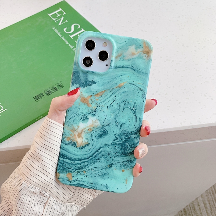 

Marble Pattern TPU Protective Case For iPhone 11(Green)