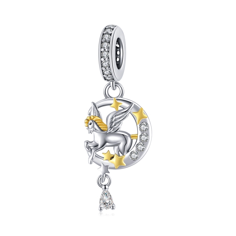 

S925 Sterling Silver Pegasus Pendant DIY Bracelet Necklace Accessories