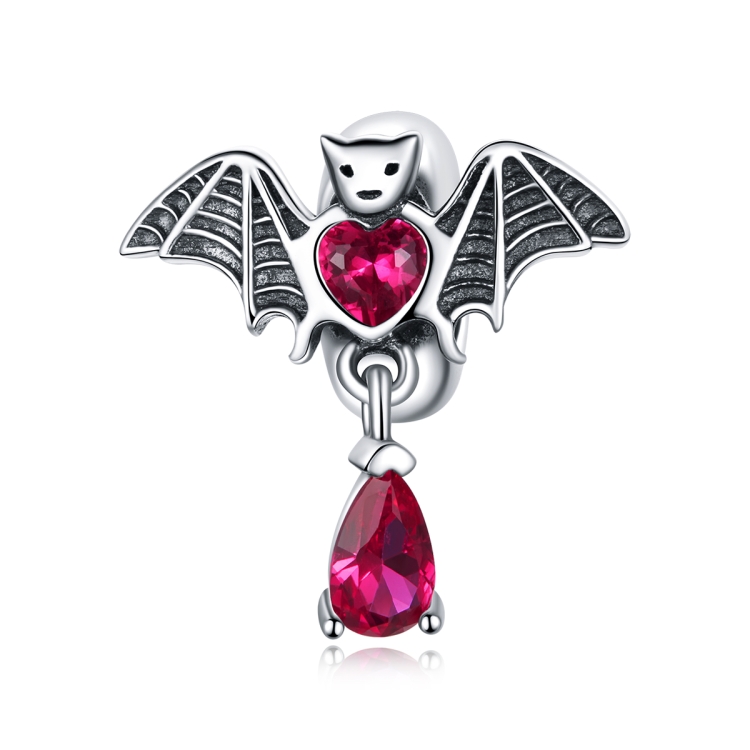 

S925 Sterling Silver Bat Beads DIY Bracelet Necklace Accessories