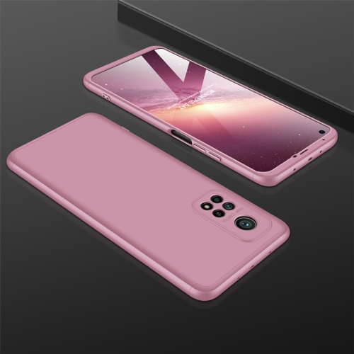 

For Xiaomi Mi 10T 5G / 10T Pro 5G / Redmi K30S GKK Three Stage Splicing Full Coverage PC Case(Rose Gold)