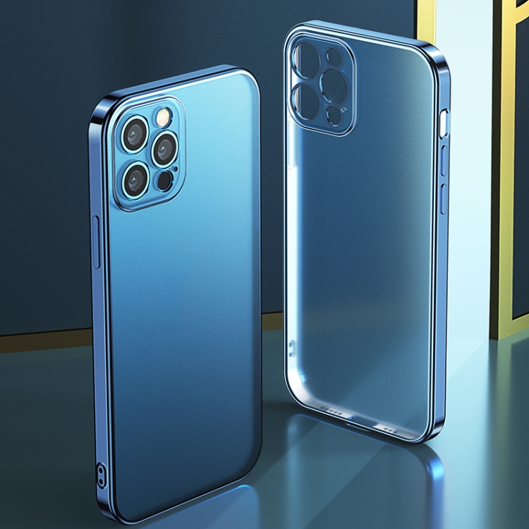 

Benks Frosted Electroplating TPU Protective Case For iPhone 12 Pro(Blue)