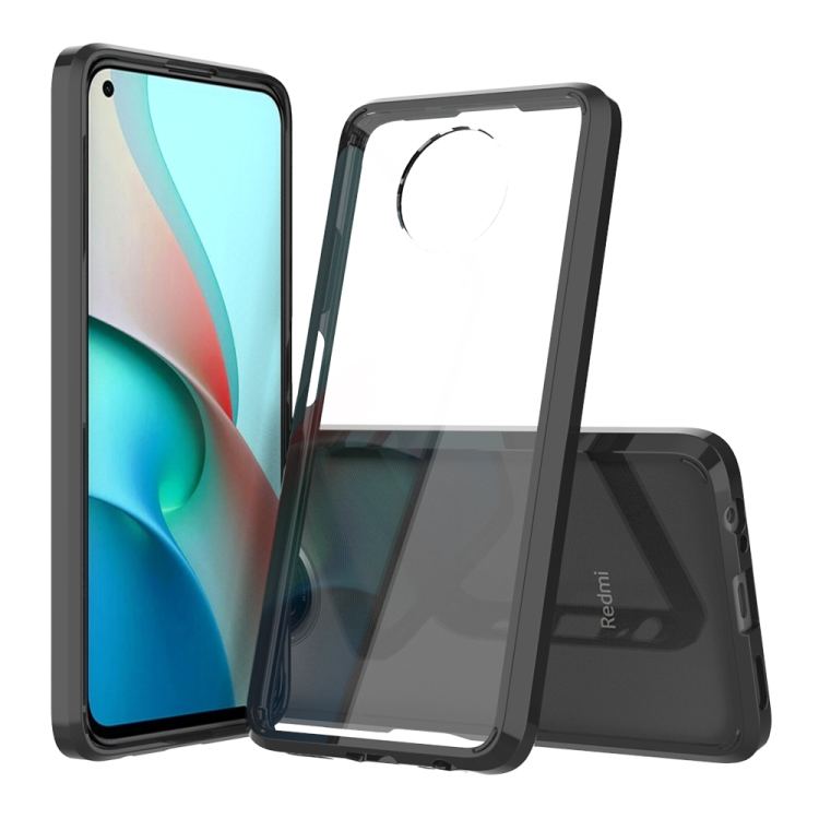 

For Xiaomi Redmi Note 9T Shockproof Scratchproof TPU + Acrylic Protective Case(Black)