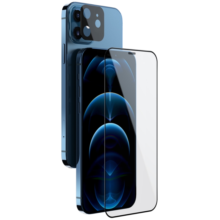

NILLKIN 2 in 1 HD Full Screen Tempered Glass Film + Camera Protector Set For iPhone 12 mini