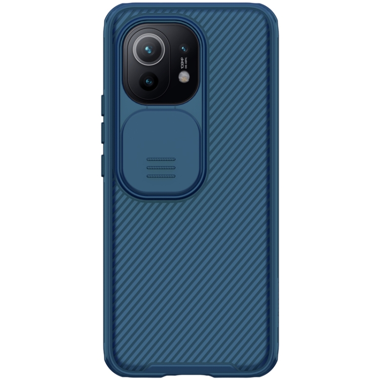 

For Xiaomi Mi 11 NILLKIN CamShield Pro Series PC Full Coverage Dust-proof Scratch Resistant Mobile Phone Case(Blue)