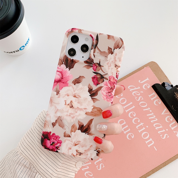 

Shockproof IMD TPU Protective Case For iPhone 11 Pro(Retro Flower)