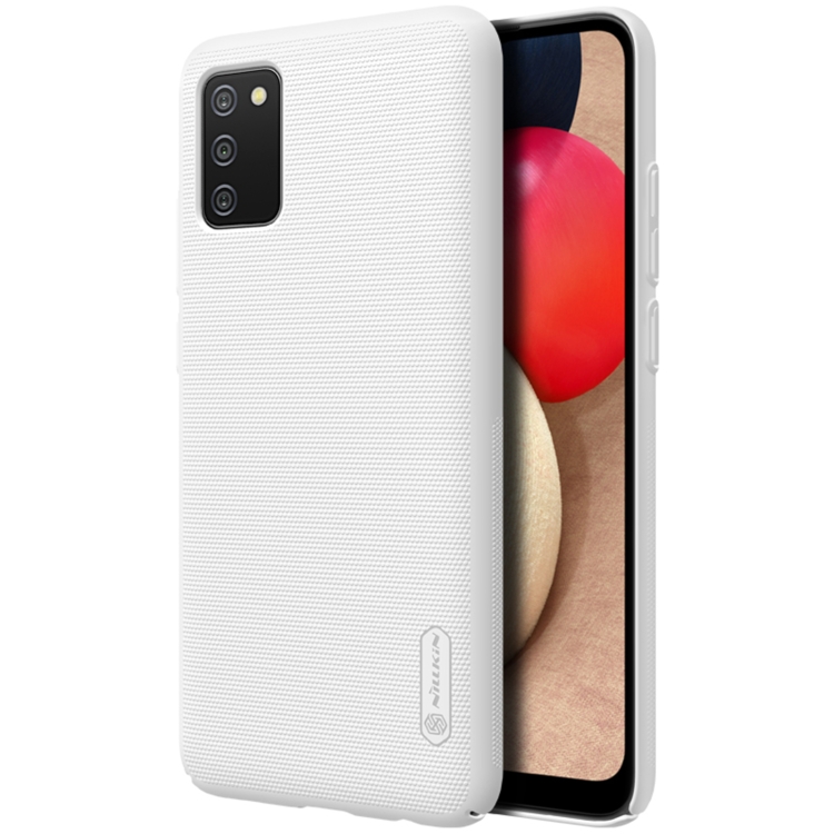 

For Samsung Galaxy A02s / M02s NILLKIN Frosted Concave-convex Texture PC Protective Case(White)