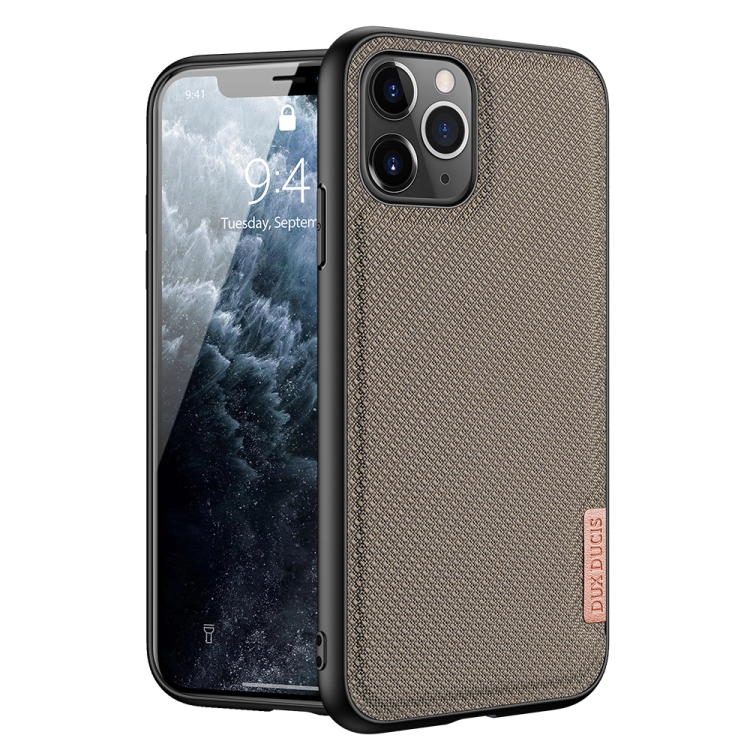 

DUX DUCIS Fino Series PU + TPU Protective Case For iPhone 11 Pro(Green)