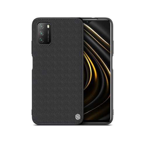 

For Xiaomi Poco M3 NILLKIN 3D Textured Nylon Fiber TPU Case