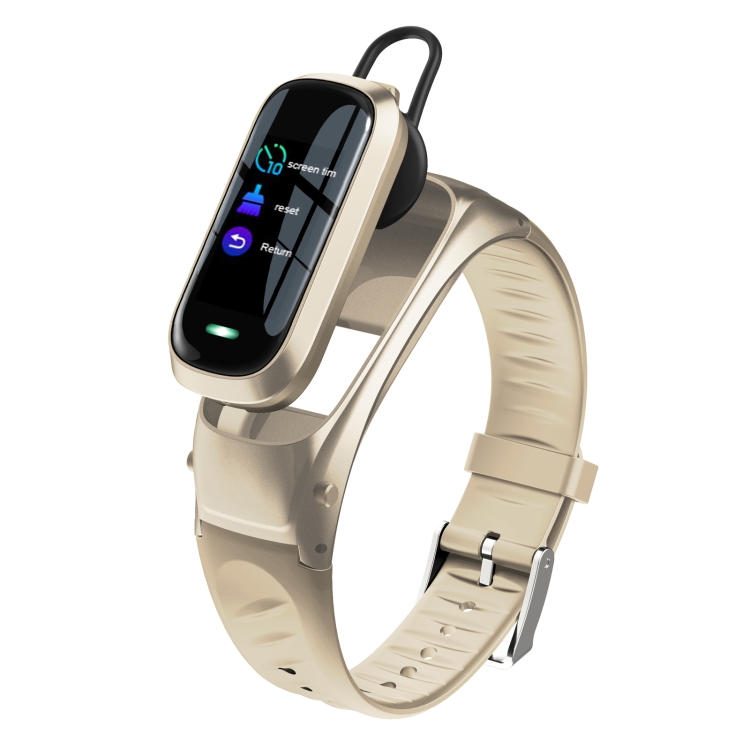 

B9 0.96 inch TFT Color Screen AI Voice Smart Bracelet, Support Reject Call / Sleep Monitoring / Heart Rate Monitoring(Gold)