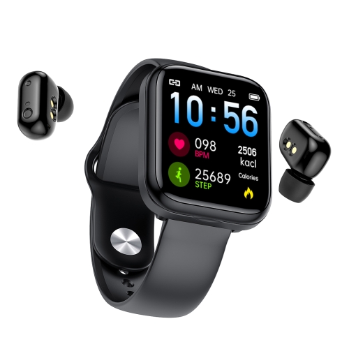 

X5 1.54 inch HD Color Screen Bluetooth Earphone Smart Bracelet, Support Sleep Monitoring / Blood Pressure Monitoring / Heart Rate Monitoring(Black)