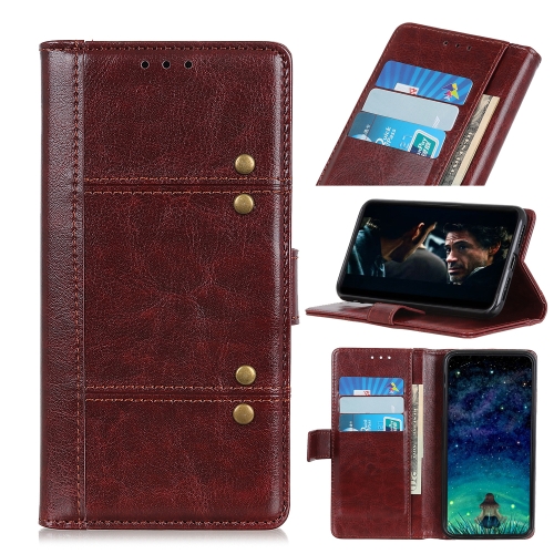 

For Samsung Galaxy A72 5G / 4G Peas Crazy Horse Texture Horizontal Flip Leather Case with Holder & Card Slots & Wallet(Brown)