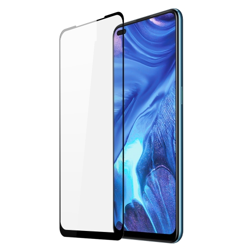 

For OPPO Reno4 DUX DUCIS 0.33mm 9H Medium Alumina HD Full Screen Tempered Glass Film(Black)