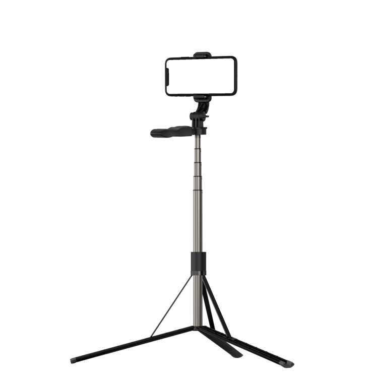

L05 149cm Multifunction Bluetooth Tripod Selfie Stick(Black)