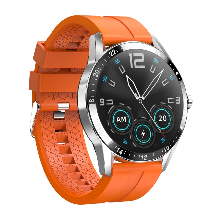 

G20 1.3 inch IPS Color Screen IP67 Waterproof Smart Watch, Support Blood Oxygen Monitoring / Sleep Monitoring / Heart Rate Monitoring, Style: Silicone Strap(Orange)