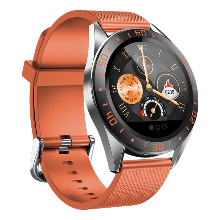 

GT105 1.22 inch Touch Screen IP67 Waterproof Smart Watch, Support Blood Pressure Monitoring / Sleep Monitoring / Heart Rate Monitoring(Orange)