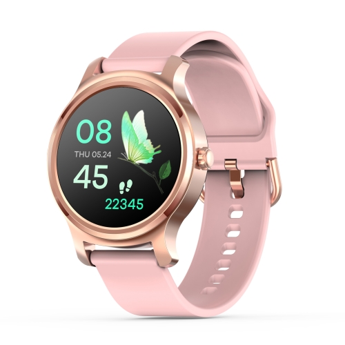 

R2 1.28 inch IPS Screen IP65 Waterproof Smart Watch, Support Bluetooth Voice Call / Sleep Monitoring / Heart Rate Monitoring, Style:Silicone Strap(Gold)