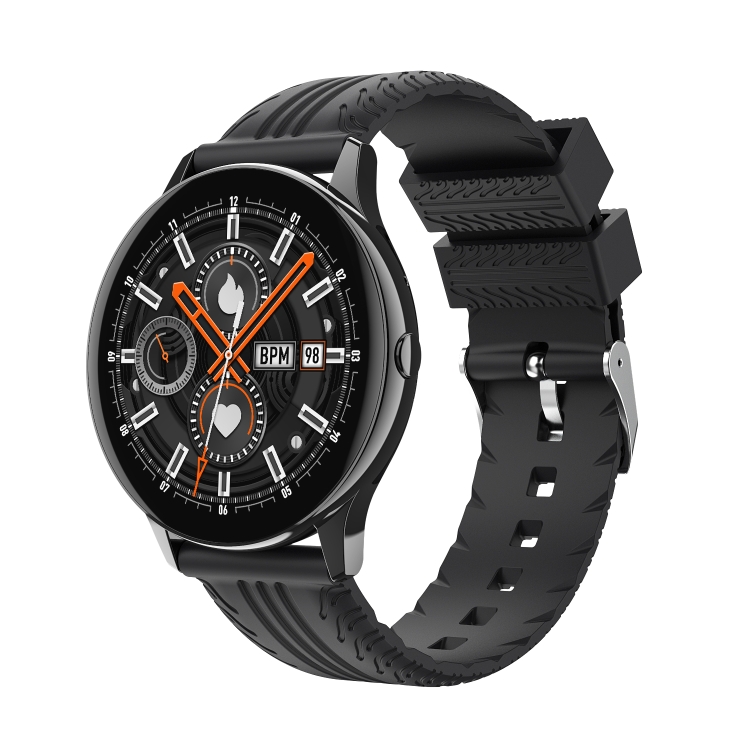 

S8 1.28 inch IPS Screen IP67 Waterproof Smart Watch, Support Bluetooth Call / Sleep Monitoring / Heart Rate Monitoring, Style: Silicone Strap(Black)