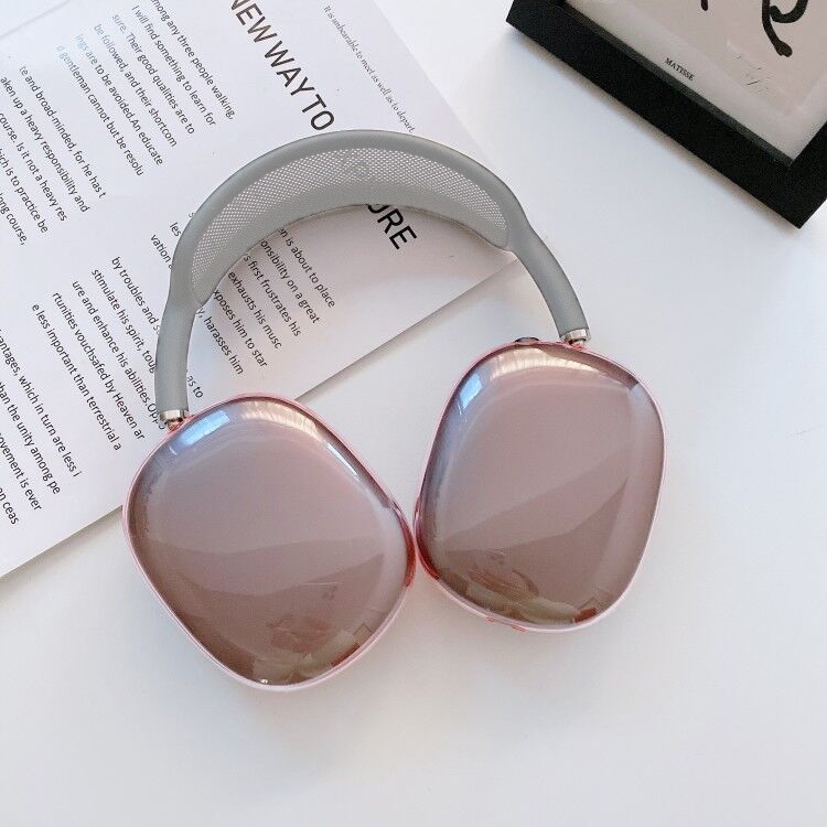 

Headset Transparent Protective Case for AirPods Max(Pink)