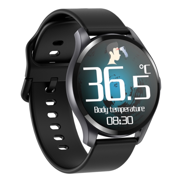 

T88 1.28 inch TFT Color Screen IP67 Waterproof Smart Watch, Support Body Temperature Monitoring / Sleep Monitoring / Heart Rate Monitoring(Black)