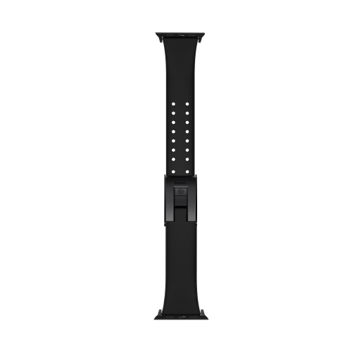 

Baseus Slip-Thru Silicone Watch Band For Apple Watch Series 6 & SE & 5 & 4 44mm / 3 & 2 & 1 42mm(Black)