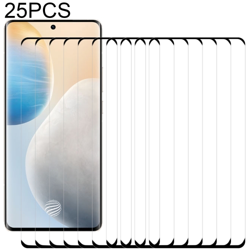 

For vivo X60 Pro / X60 Pro + 25 PCS 3D Curved Edge Full Screen Tempered Glass Film