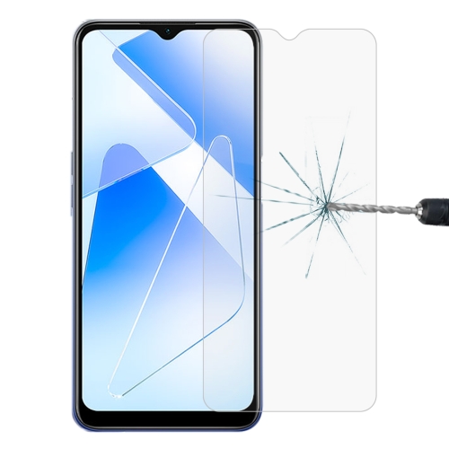 

For OPPO A55 5G 0.26mm 9H Surface Hardness 2.5D Explosion-proof Tempered Glass Non-full Screen Film