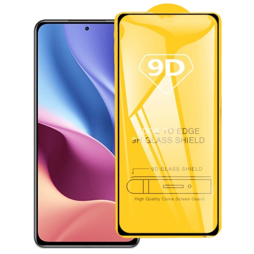 

For Xiaomi Redmi K40 9D Full Glue Full Screen Tempered Glass Film