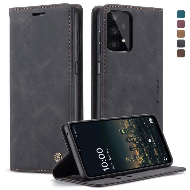 

For Samsung Galaxy A32 5G CaseMe 013 Multifunctional Horizontal Flip Leather Case with Holder & Card Slot & Wallet(Black)