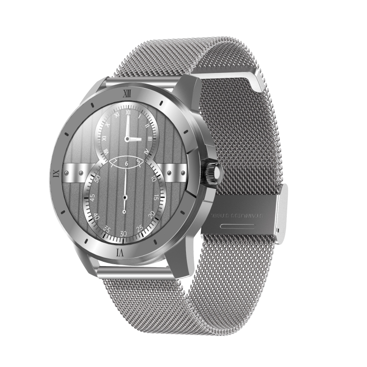 

MX12 1.3 inch IPS Color Screen IP68 Waterproof Smart Watch, Support Bluetooth Call / Sleep Monitoring / Heart Rate Monitoring, Style:Steel Strap(Silver)